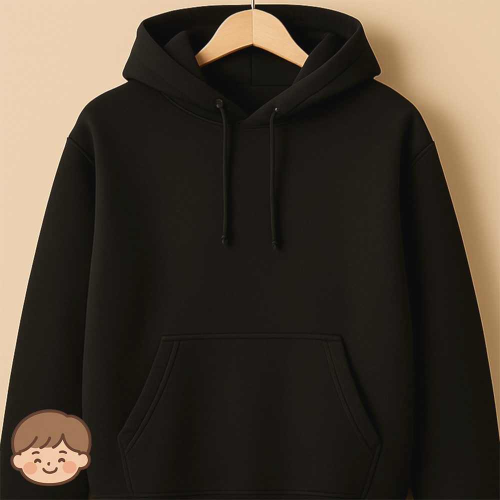 Cozy Unisex Oversized Hoodie – Black Forest