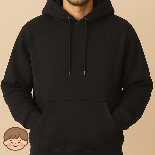 Cozy Unisex Oversized Hoodie – Black Forest