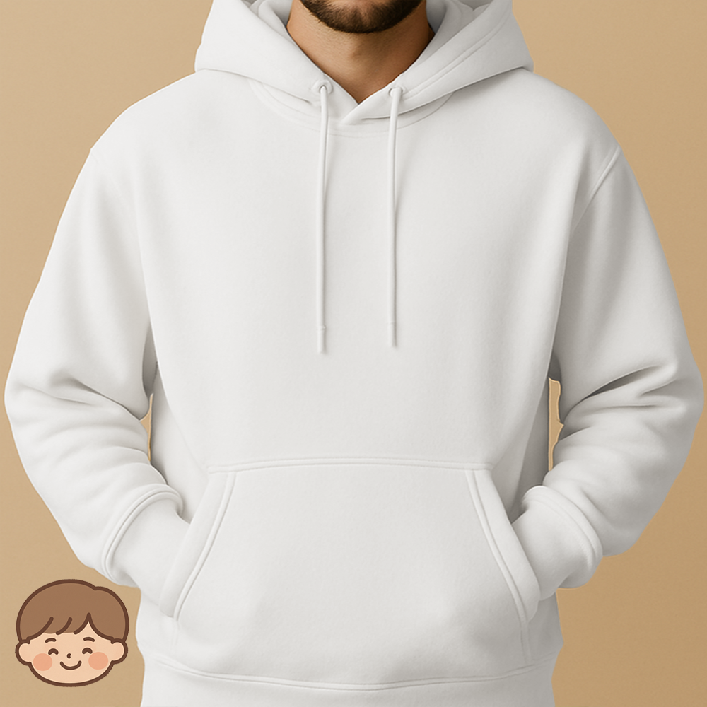 Cozy Unisex Oversized Hoodie – Vanilla Cloud