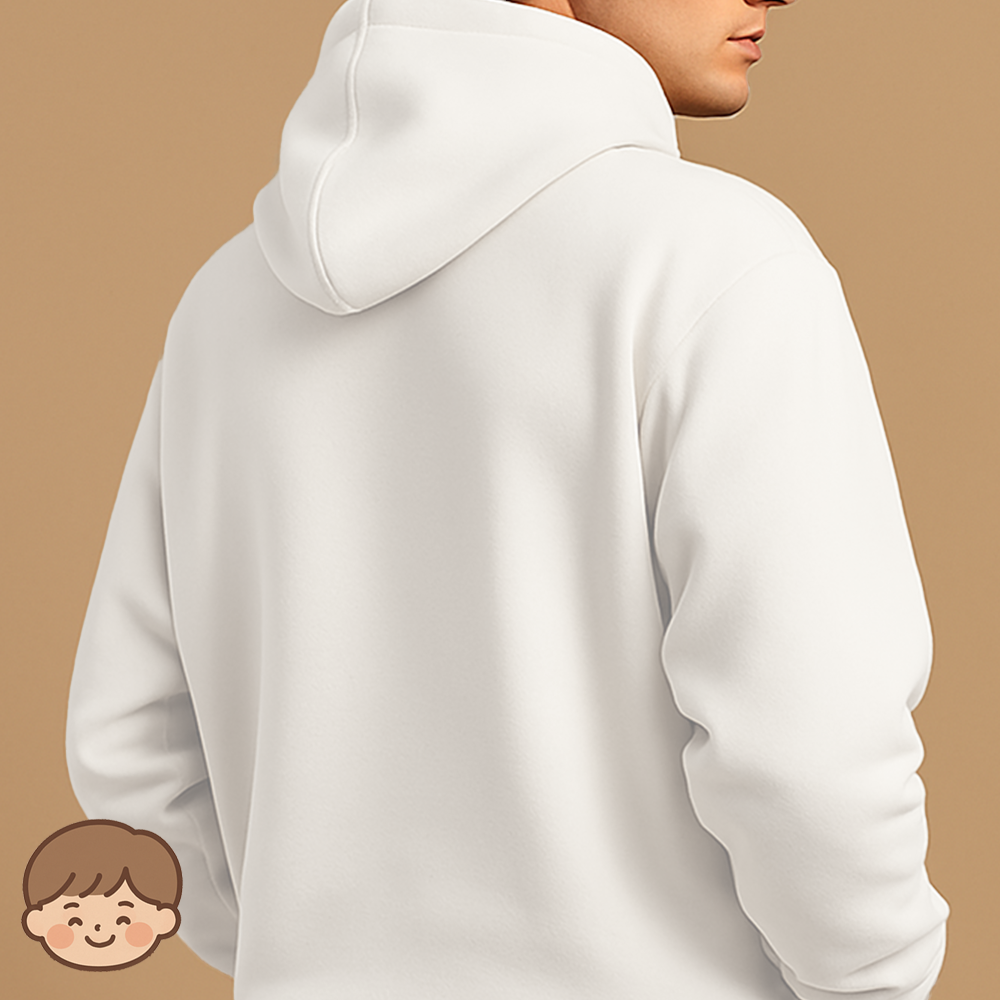 Cozy Unisex Oversized Hoodie – Vanilla Cloud